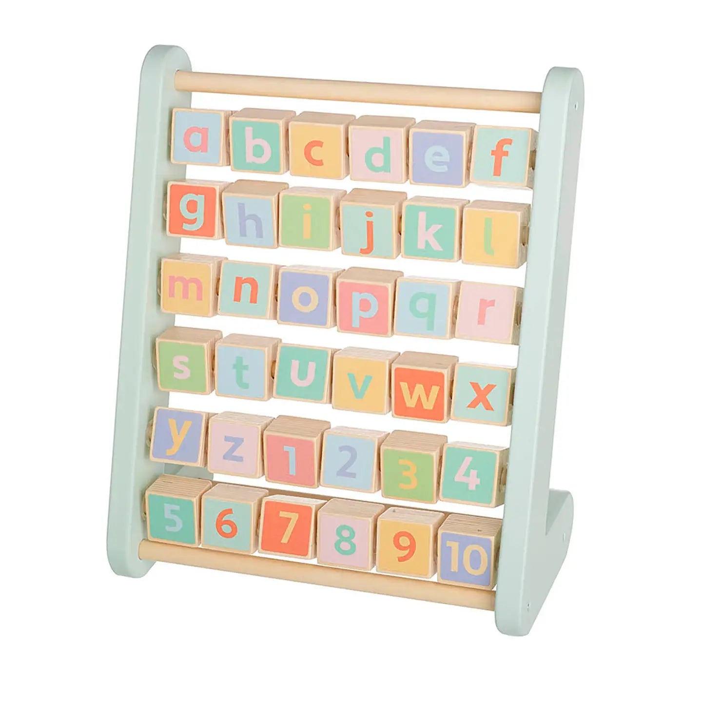 Farm Animal Wooden Alphabet Abacus