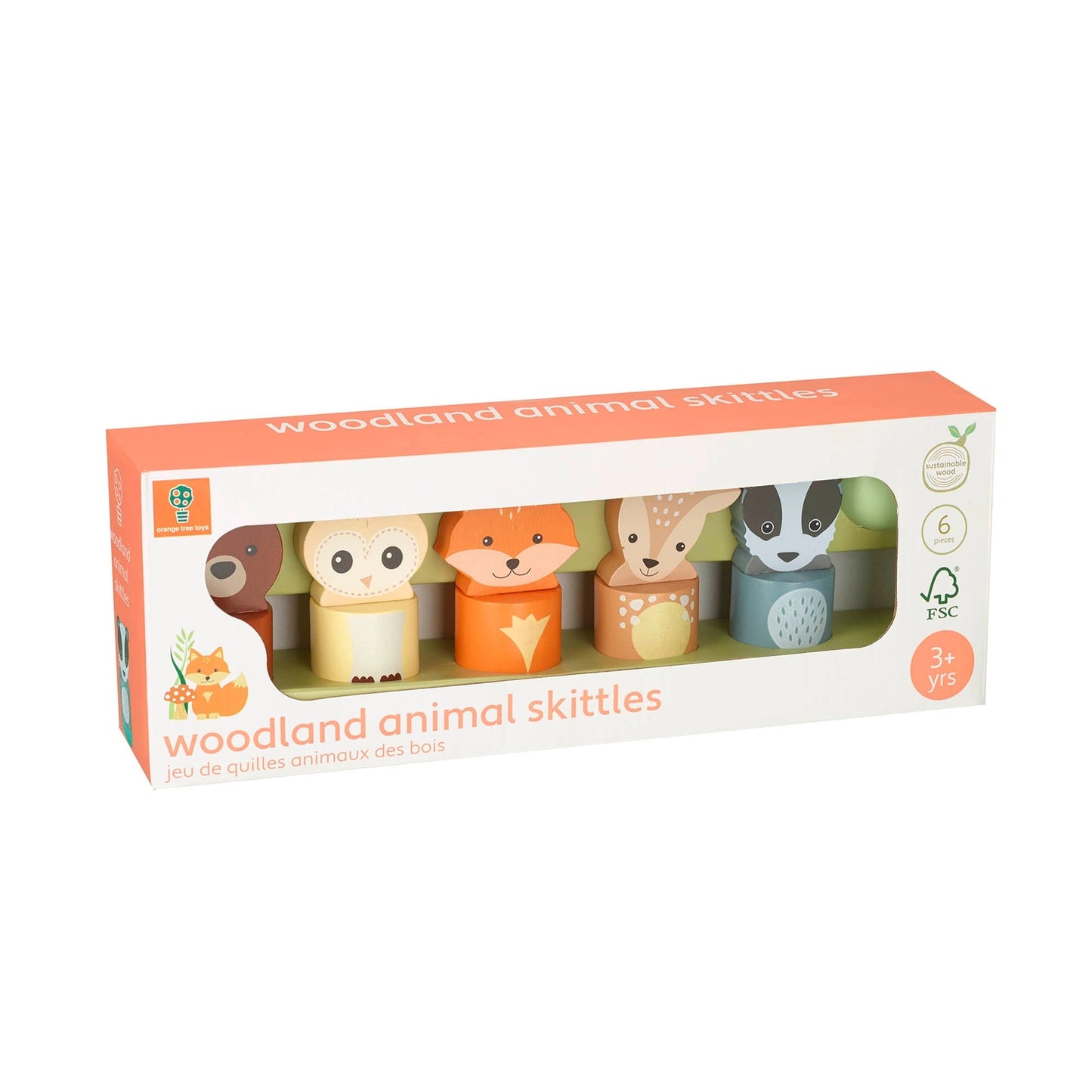 Woodland Wobble Friends Skittles Set
