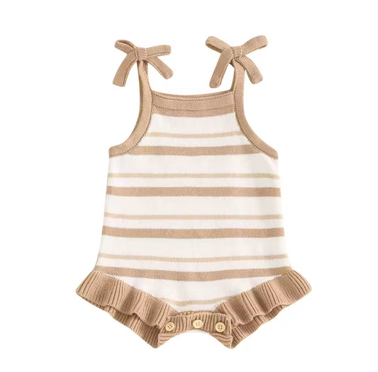 Baby Girl Stripe Romper